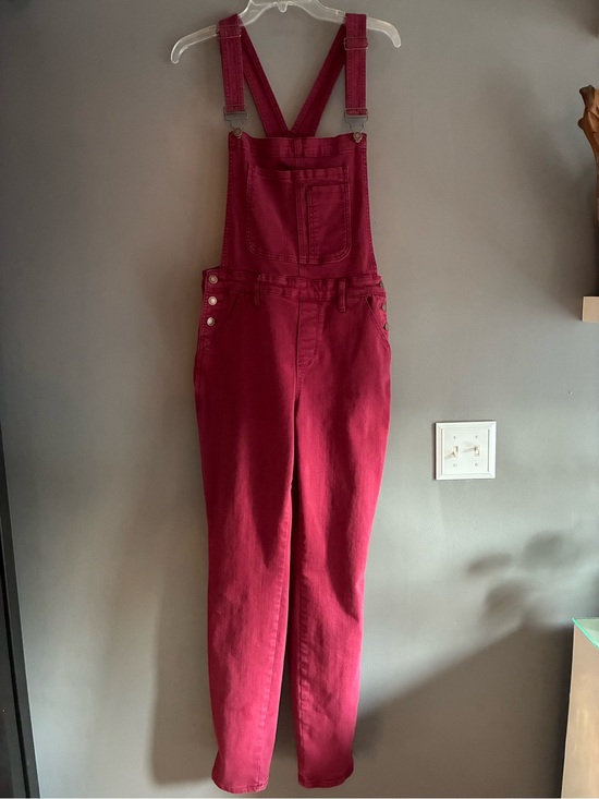 Judy Blue Denim - Judy Blue Burgundy Denim Overalls - Classic Bib Jumpsuit